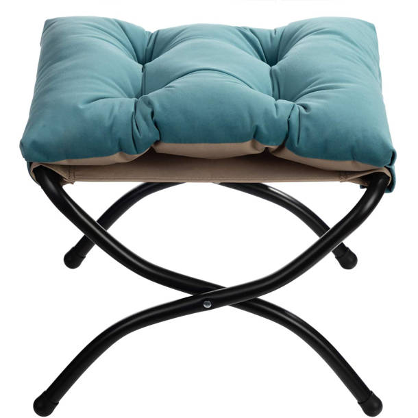 Red Barrel Studio® Auriga Metal Outdoor Rocking Chair & Reviews Wayfair